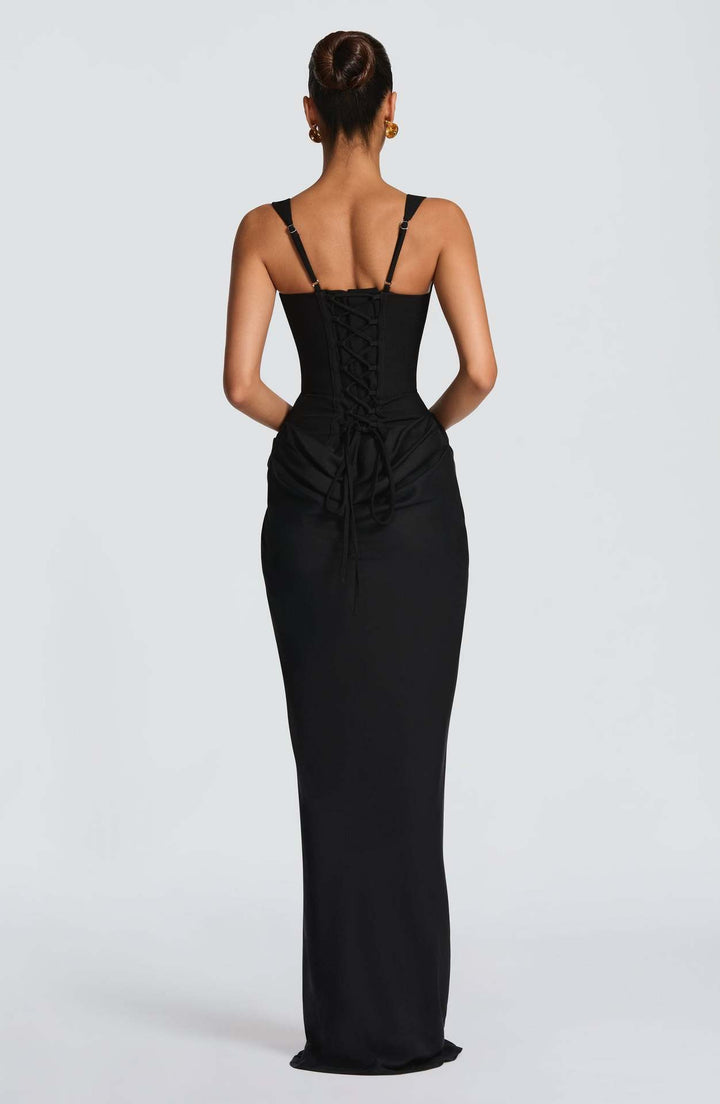 Elevate Your Style with the Elegant Corset Maxi Dress