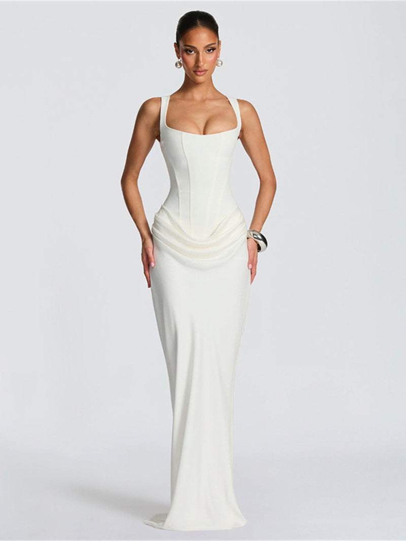 Elevate Your Style with the Elegant Corset Maxi Dress