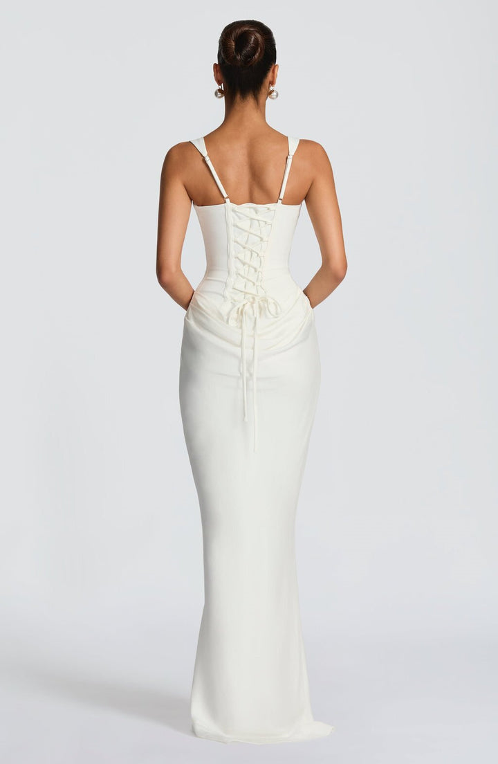 Elevate Your Style with the Elegant Corset Maxi Dress