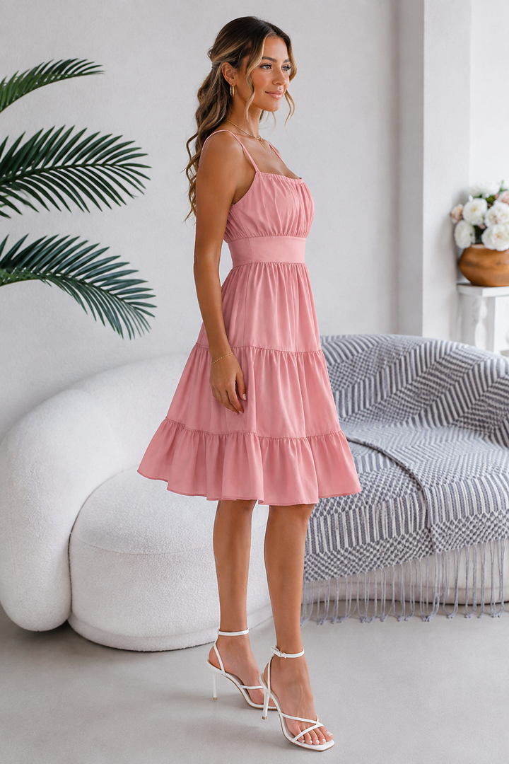 Tiered Ruffle Cami Dress