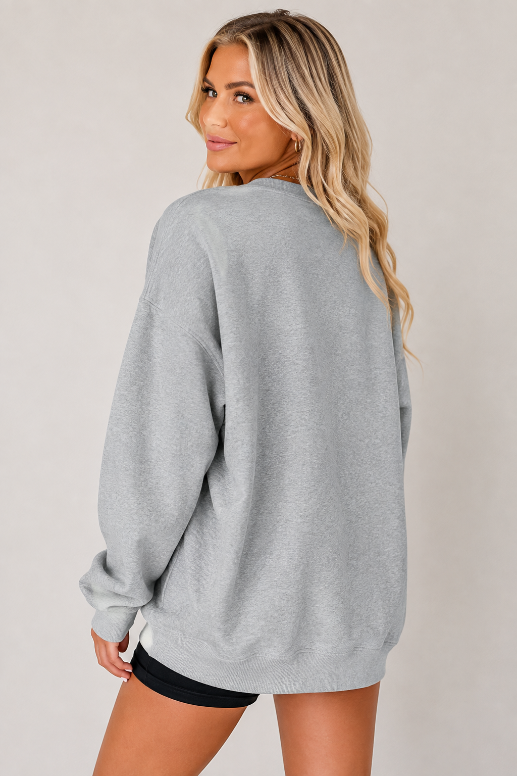 PUMPKIN SEASON Oversized Pullover Sweatshirt
