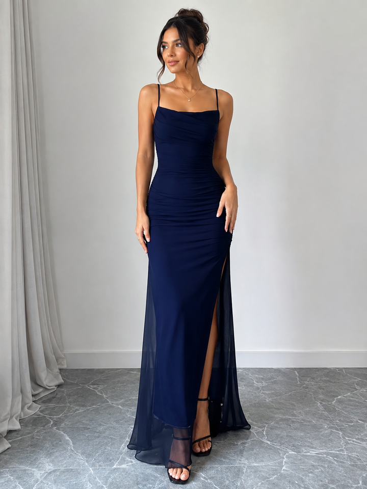 Sweetheart Spaghetti Strap Maxi Dress