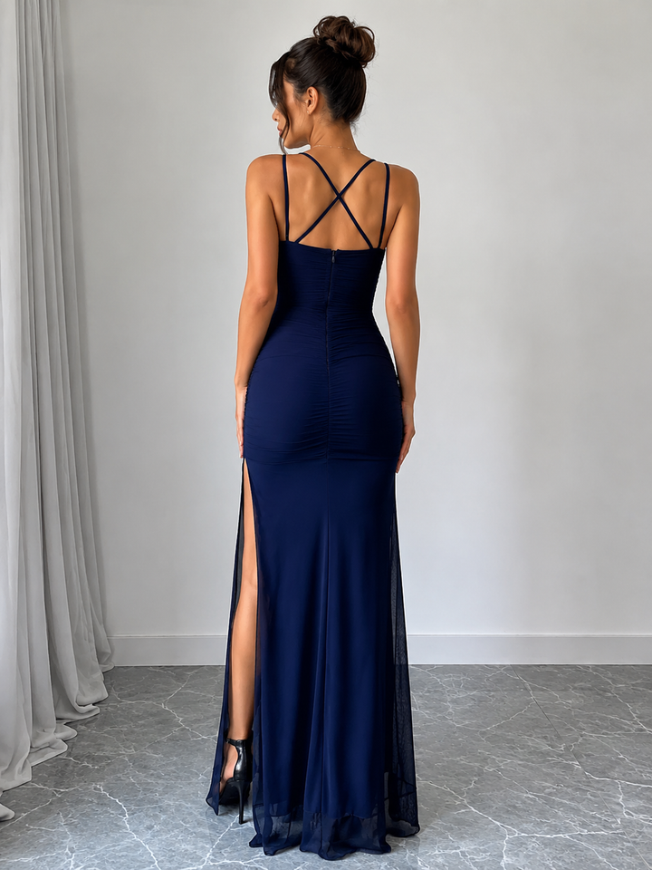 Sweetheart Spaghetti Strap Maxi Dress