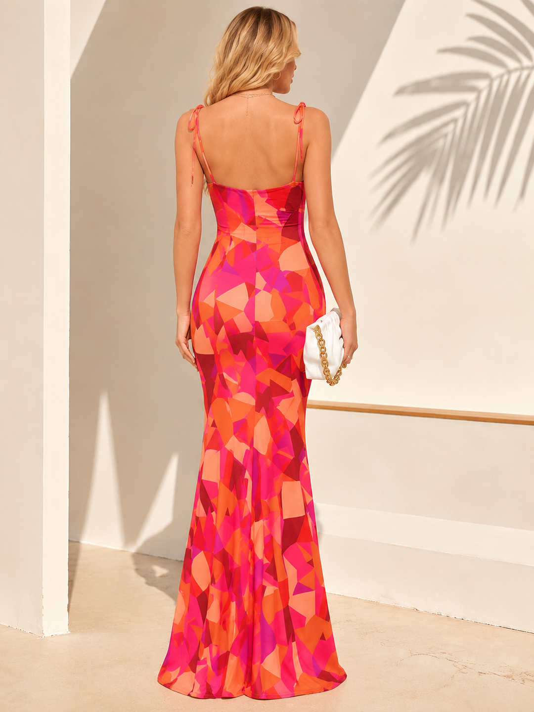 Backless Corset Maxi Dress