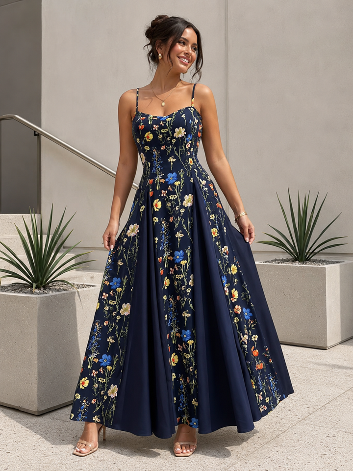 Elevate Your Style with Our Floral V-Neck Maxi Dress