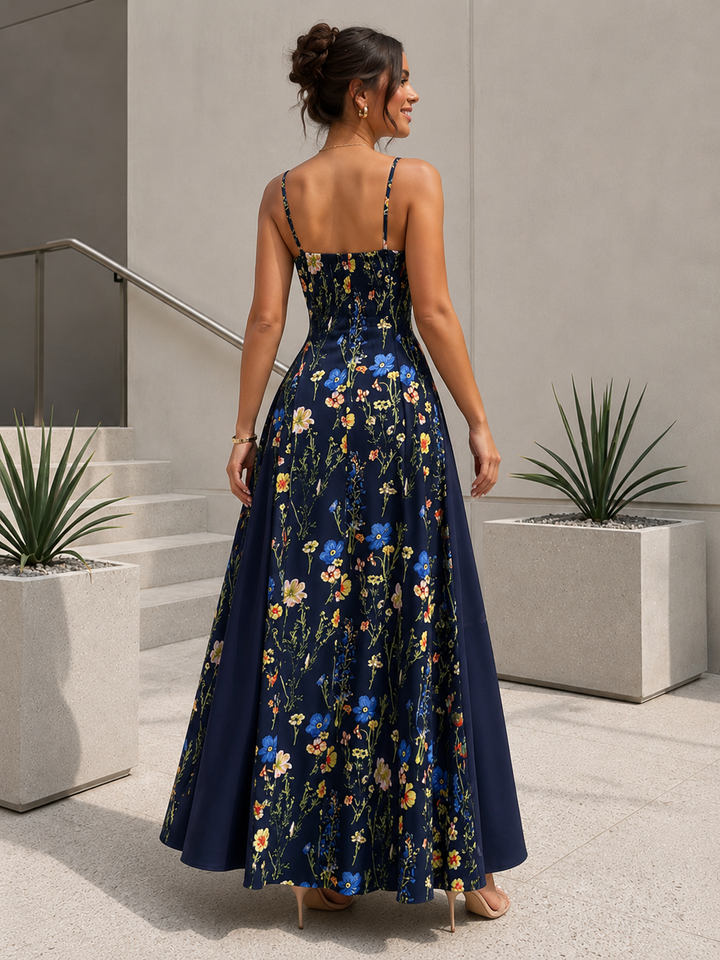 Elevate Your Style with Our Floral V-Neck Maxi Dress