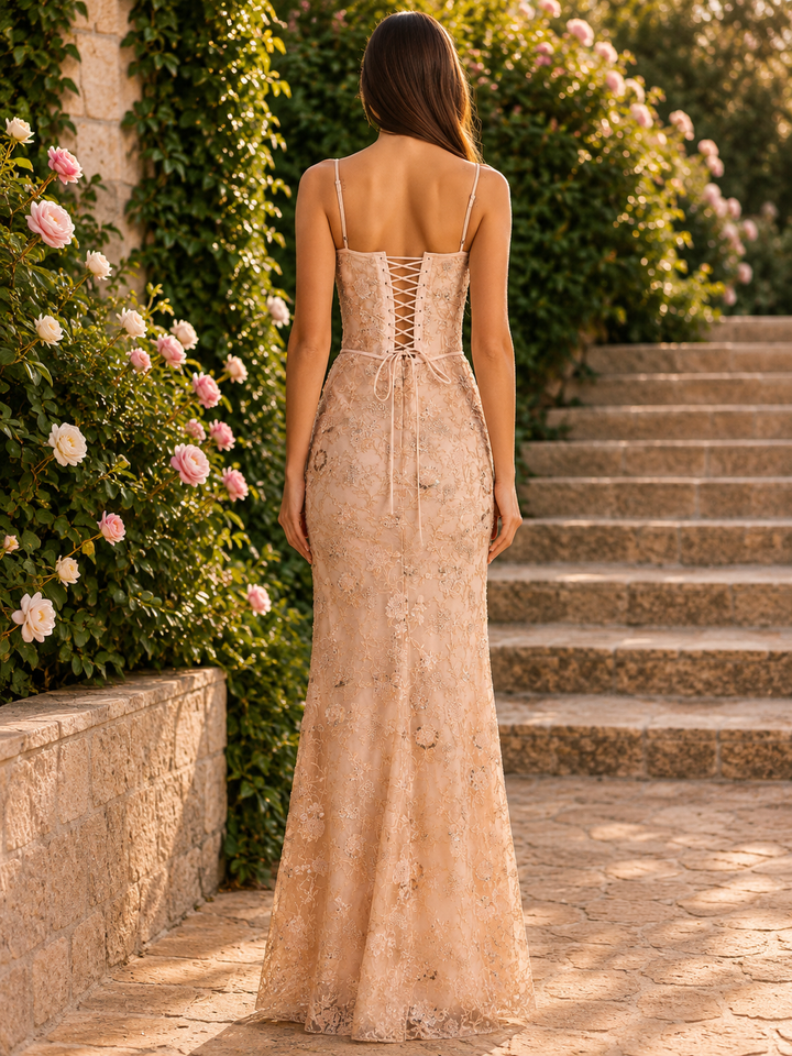 Floral Embroidered Maxi Dress - Elegance Meets Comfort