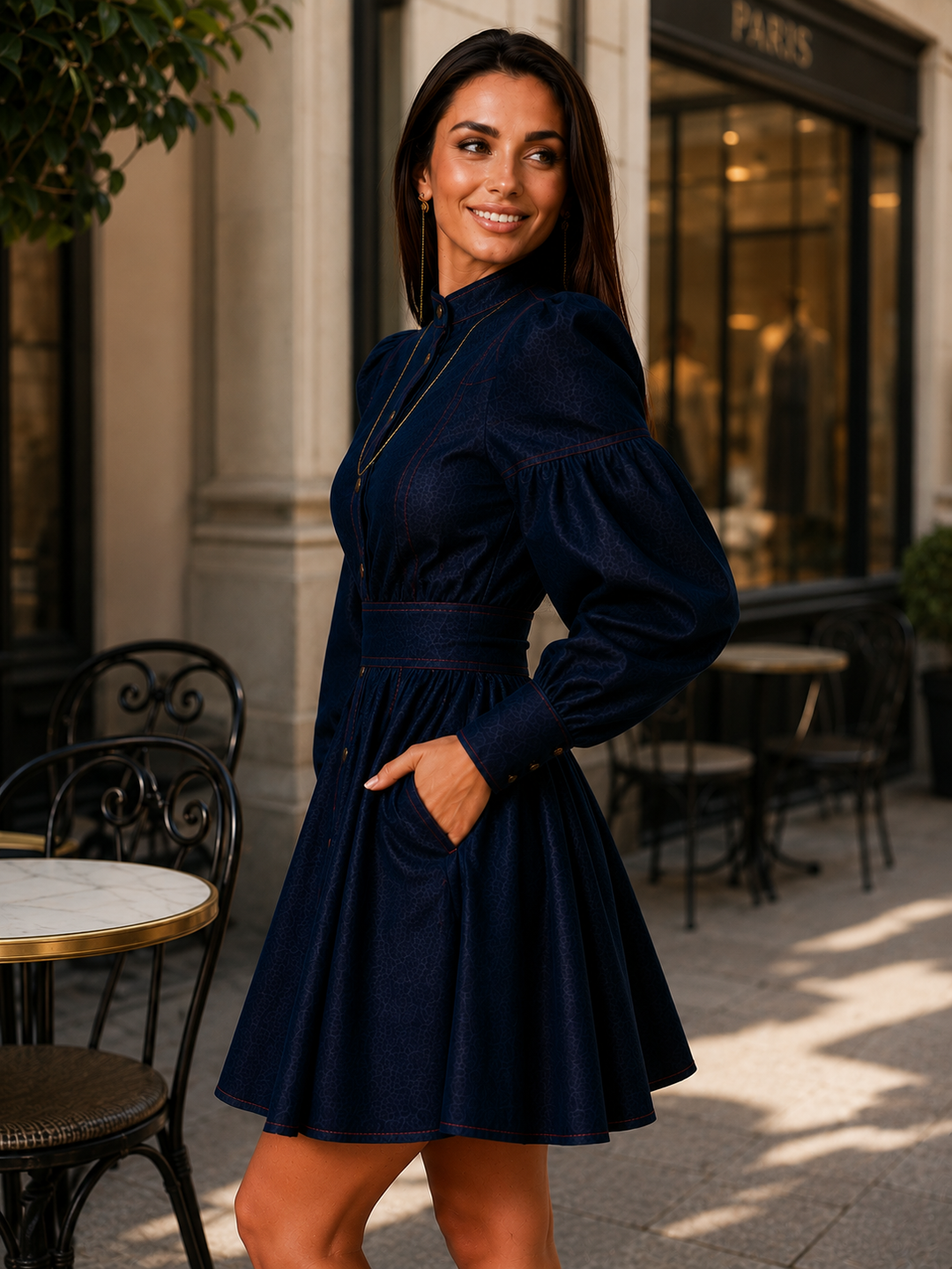 Denim Belle Mini Dress