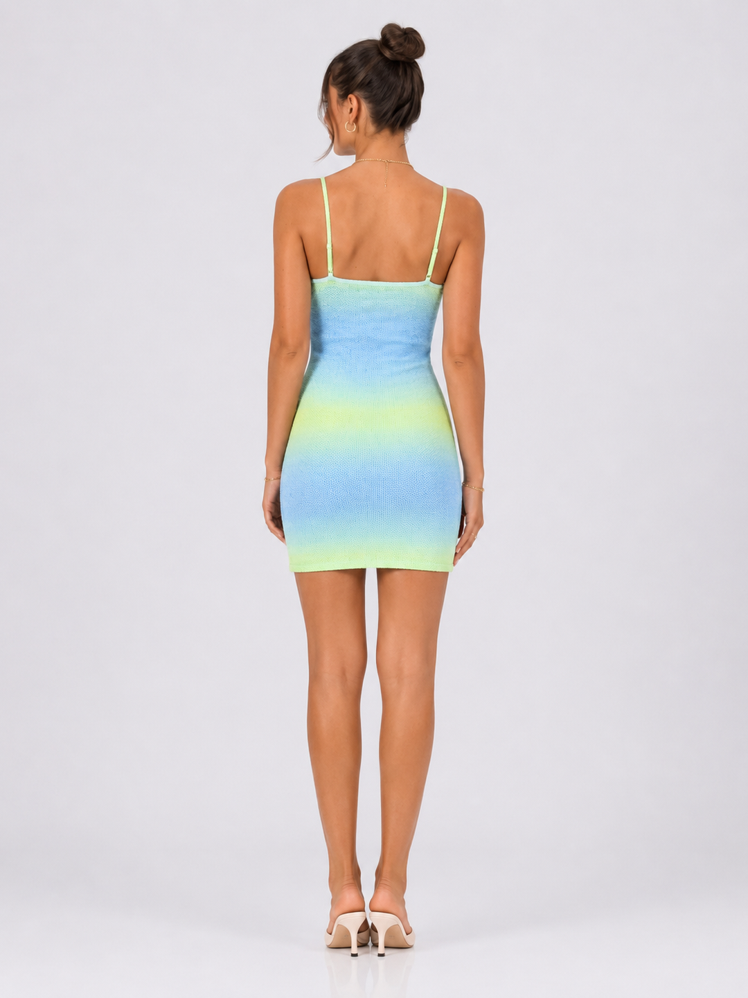 Gradient Knit Mini Dress