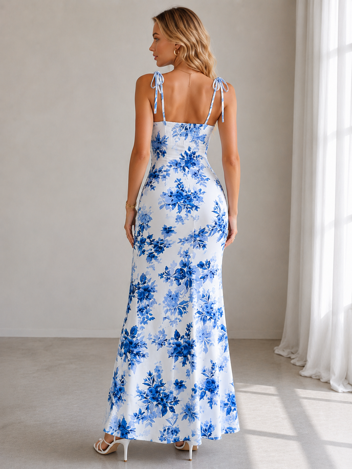 Floral Slit Maxi Dress