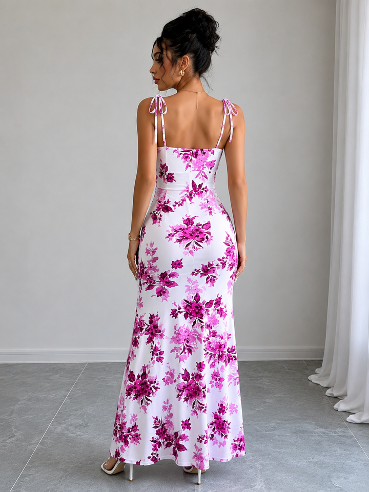Floral Slit Maxi Dress