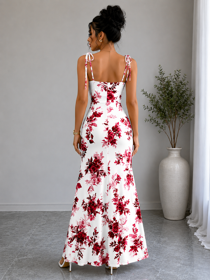 Floral Slit Maxi Dress