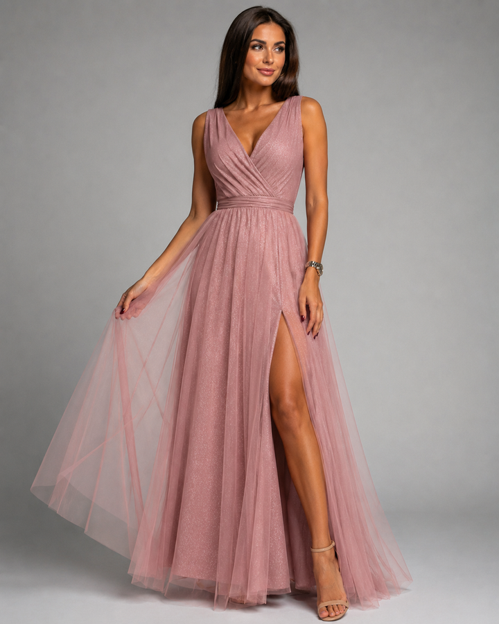 Transform Your Look with Our Stunning Shimmer Maxi Dress for Evening Events
