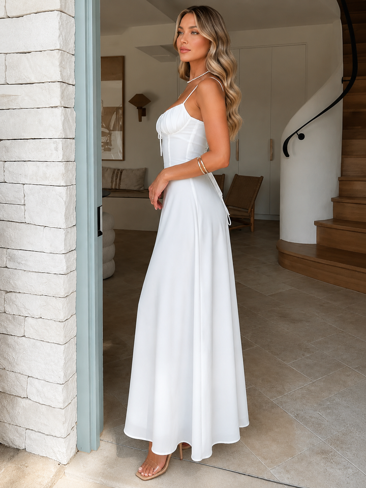 Tie Front Maxi Dress