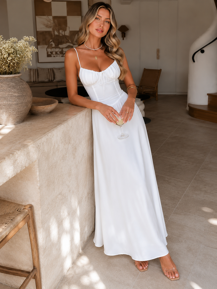 Tie Front Maxi Dress