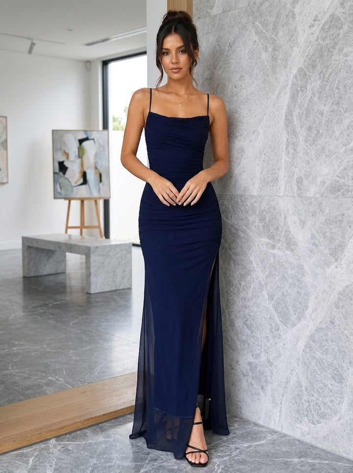 Sweetheart Spaghetti Strap Maxi Dress